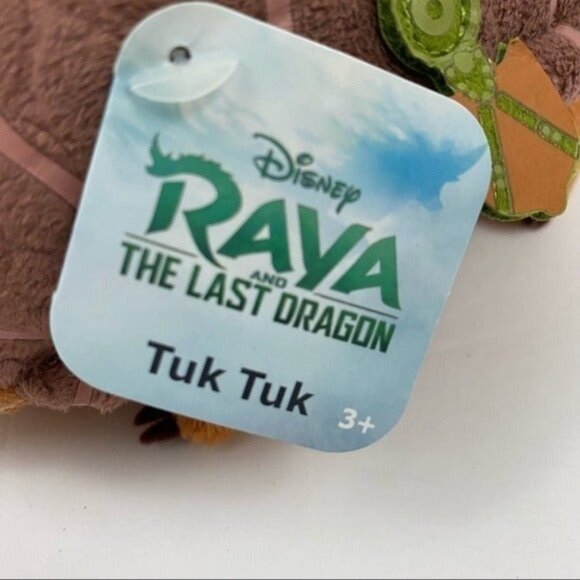 Disney Raya and the Last Dragon Tuk Tuk Plush Brown Stuffed Animal Ages 3+ - Picture 3 of 8